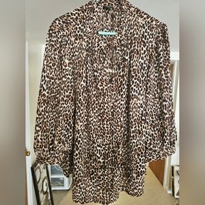 Leopard print blouse